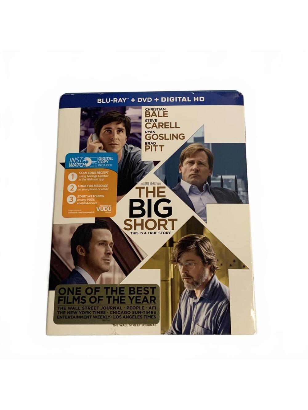 The Big Short Blu-ray + DVD + Digital HD 2-Disc Set Slipcover Bonus